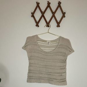 Mac + Jac Crotchet Boxy Top